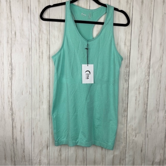 Zyia NWT turquoise charged tank size medium - Picture 1 of 5